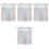 4Set Tende Telescopiche Adatte Per Casa Con Ventose Argento Resistenti 3
