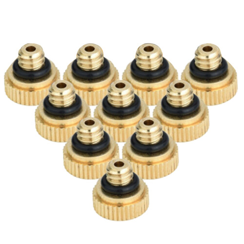 30Pz Ugelli Nebbia Ottone Per Raffreddamento Dorato