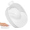 3Pcs Electric Nail Bowls White Rectangular Manicure Soak Tray 3