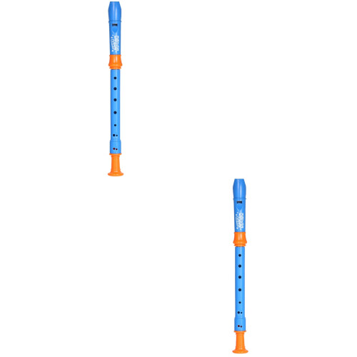 2Pcs Plastic Flute Toy for Kids Learning Wind Instrument 2