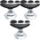 3Set Ombretto Silicone Nero Easy Makeup Tool Durable 5