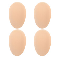 2Paia Pad Muscolari Silicone Uomo Invisibili Autoadesivi