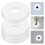 8Pz Placche Escutcheon Ppr Per Tubo E Foro 10