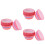 300Pz Cupcake Wrappers Rosso Stile Ecologico Per Anniversari E Party 5