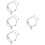 4Pz Bracciali Punk Design Unico Per Halloween 9