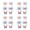 24Pz Clip Fiocco Farfalla Per Bambina 10