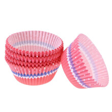 300Pz Cupcake Wrappers Rosso Stile Ecologico Per Anniversari E Party