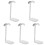 5Pz Porta Headset Bianco in Silicone Per Studio E Camera 3