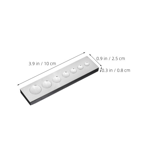 2Pz Rivettatrice Manuale in Acciaio Kit Stampo Per E Pelle 2