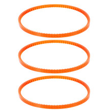 3Pcs Orange Cotton Candy Maker Belt Replacement Plastic Accessories