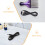 Set Cavo Alimentazione DC USB A DC Con Adattatore 5521 7