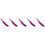 5Pz Decorative in PVC Viola Realistiche Per Vetrine E Eventi 11