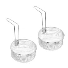 2Pz Frittura Multiuso 2L Acciaio Inossidabile Con Manico