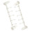 8Pcs White Plastic Cabinet Door Towel Hooks Organizer 2