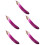 5Pz Decorative in PVC Viola Realistiche Per Vetrine E Eventi 8