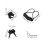 3Set Blocco Sicurezza Casco Scooter Nero Accessorio Manubrio 2
