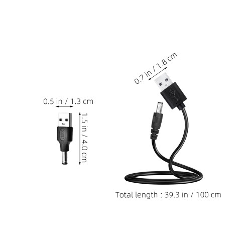 Set Cavo Alimentazione DC USB A DC Con Adattatore 5521 1