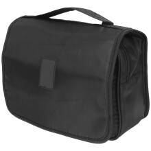 2Pz Borsa Porta Cosmetici Nera Multiuso Con Design Pieghevole E Gancio
