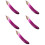 5Pz Decorative in PVC Viola Realistiche Per Vetrine E Eventi 9