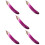 5Pz Decorative in PVC Viola Realistiche Per Vetrine E Eventi 10