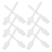 500St Stevige Plastic Gezichts Spatulas Wit Voor Huidverzorging