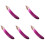 5Pz Decorative in PVC Viola Realistiche Per Vetrine E Eventi 4