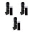 3Set Stopper Sottosofà Nero in Nylon Filler Antidispersione Giocattoli 4