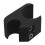 Lightweight Aluminium Wheelchair Pipe Clamp Bracket Black 1