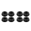 8Szt Czarne Pokrowce Rowerowe, Durable Z Aluminium 6