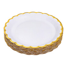 150Pz Piatti Carta Per Dessert E Barbecue Con Decorazione Floreale