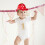 2Pz Cappello Secchiello Fragola in Cotone Rosso Per Bambina 6