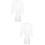 2Pz Accappatoi Sposa Sintetica Bianca 9