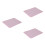 3Pz Tappetino Rosa Per , Confortevole E Traspirante 11