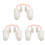 3Pz Nose Up Clip Bianco Per Donne E Naso Resistente 2