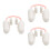 3Pz Nose Up Clip Bianco Per Donne E Naso Resistente 6