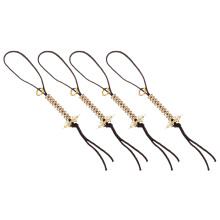 2St Draagbare Vingerspeller Tasbih Met Messing En Veelkleurige Kralen