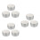 9Pz Contenitori Pesatura Alluminio Argento Per E Laboratorio 5