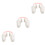 3Pz Nose Up Clip Bianco Per Donne E Naso Resistente 5