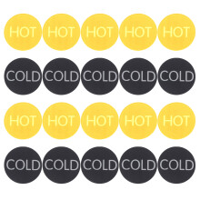 2St Zelfklevende Warm Water Stickers Voor Badkamer