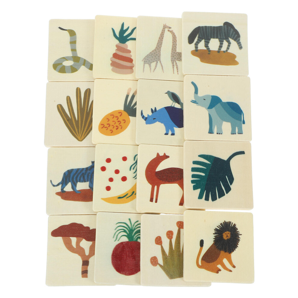 2Zest Zabawki Drewniane Do Nauki I Rozwoju PamięCi Wielokolorowe Karty-image