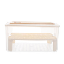 2St Kunststof Glasdrager Wit Voor Bar En Keuken Met Stofdichte Box