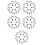 5Sets Wetenschappelijke DIY C60 Molecuul Model Plastic Speelgoed Kit 5
