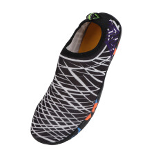 Breathable Quick Dry Water Socks Black White Size 40 for Versatile Use