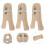 6St Khaki Fort Clips Voor Kinder En 8