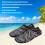 Breathable Quick Dry Water Socks Black White Size 40 for Versatile Use 5