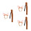 3Conjuntos Headband E Cauda Fox Cosplay Animal E 4