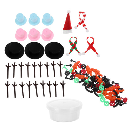 2Conjuntos Kit DIY De Massinha Para De Neve Com Acessórios 1