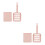 2Conjuntos Kit Scooper E Suporte Para De Pet Cor Rosa ABS 4