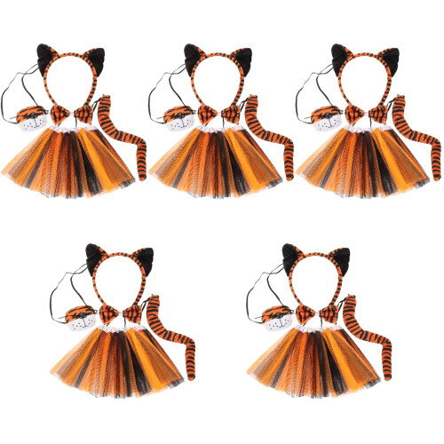 5Conjuntos Kit Cosplay E Cauda Para Festa 2