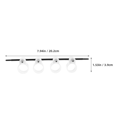 2Pcs De Dedos Ajustável Para Guitarra 7,94X1,53X0,55" 2